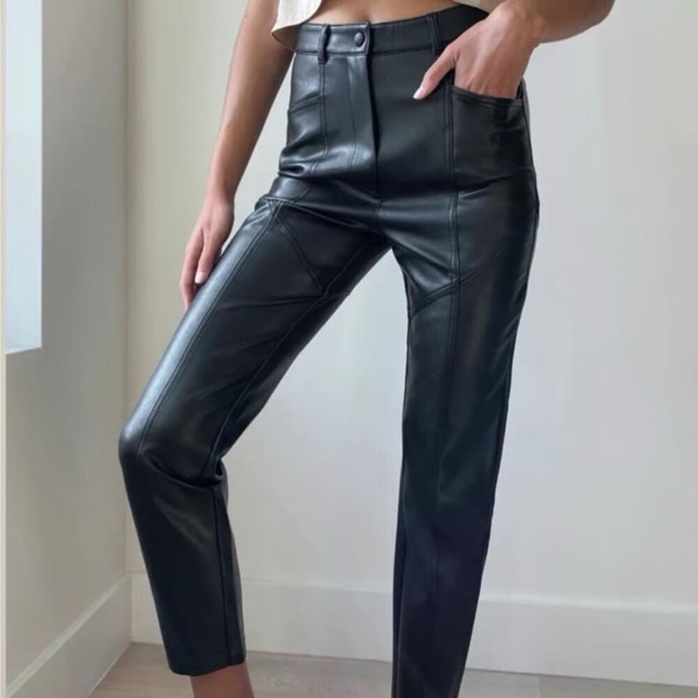 Aritzia Wilfred Faux Leather Pants